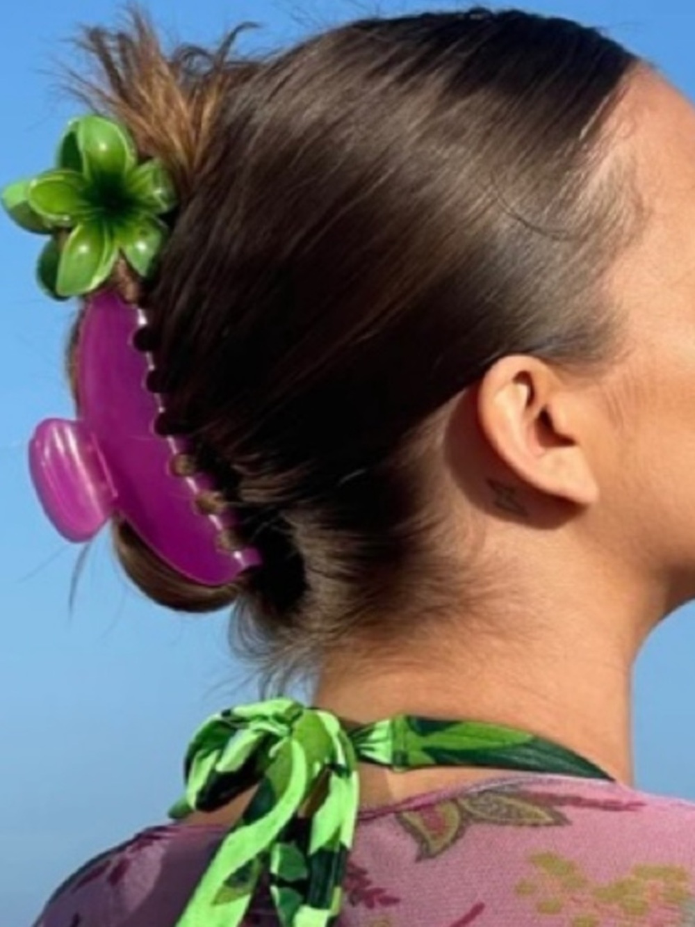 Emi Jay Big Effing Clip in Fuchsia